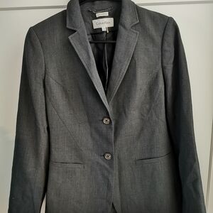 Calvin Klein Charcoal Blazer for Women